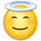 Smiling Face With Halo emoji on LG